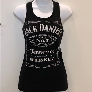 Jack Daniels whiskey racerback tank